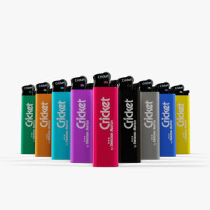 Cricket lighter with ergonomic hourglass design and durable nylon body – wholesale supply from LPL SRL GIDA